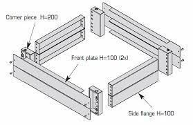 04-60-014_1.jpg PLACA DE MONTAJE PARCIAL 394MM X 625MM PARA GABINETE 800MM - Image 1