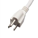 RIENDA COLOR BLANCO 110V CON TIERRA 1.85 DE CABLE