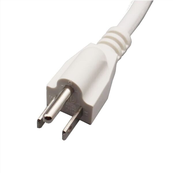 RIENDA COLOR BLANCO 110V CON TIERRA 1.85 DE CABLE