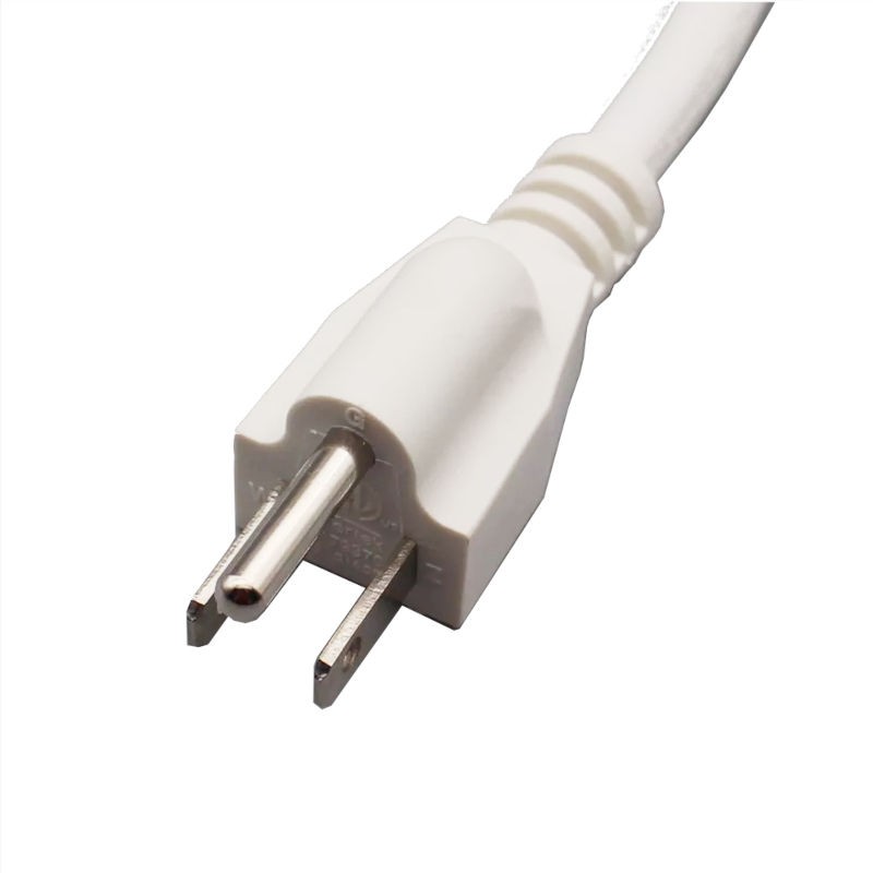05-09-013_1.jpg RIENDA COLOR BLANCO 110V CON TIERRA 1.85 DE CABLE - Image 1