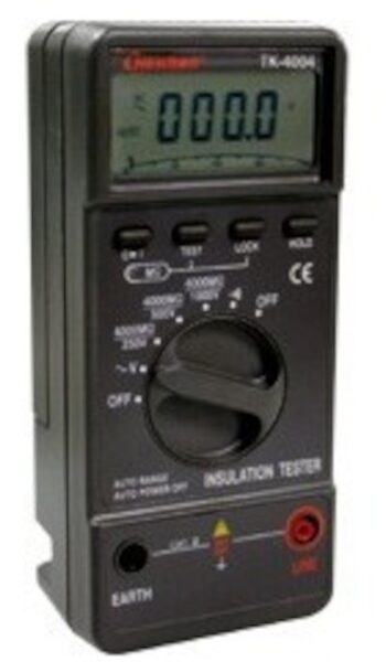 MEDIDOR AISLAMIENTO DIGITAL 3 3/4 DIG 4000CTAS 250/500/1000V