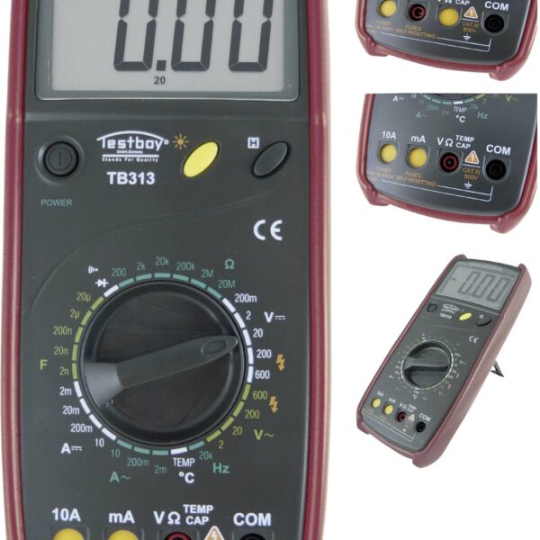 MULTIMETRO DIGITAL  CON PANTALLA 2.8 PULGADAS VALORES MEDIBLES: 0-600V AC/DC (CAT III)