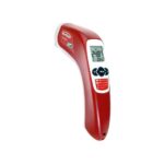 PISTOLA INFRAROJA PARA TEMPERATURA VALORES MEDIBLES DESDE -60 HASTA 500C MEDICION CON TERMOCUPLA EXTERNA TIPO K DESDE -64 HASTA 1400C PUNTERO LASER Y GRADO DE EMISION AJUSTABLE. INCLUYE BATERIAS Y EST