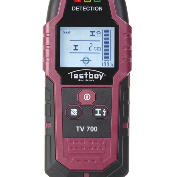 LOCALIZADOR DE ESTRUCTURAS / ESCANER DIGITAL PARA DETECCION DE ESTRUCTURAS Y CONDUCTORES ELECTRICOS, DETECTA METALES, MADERA Y VOLTAJE TV-700 TESTBOY