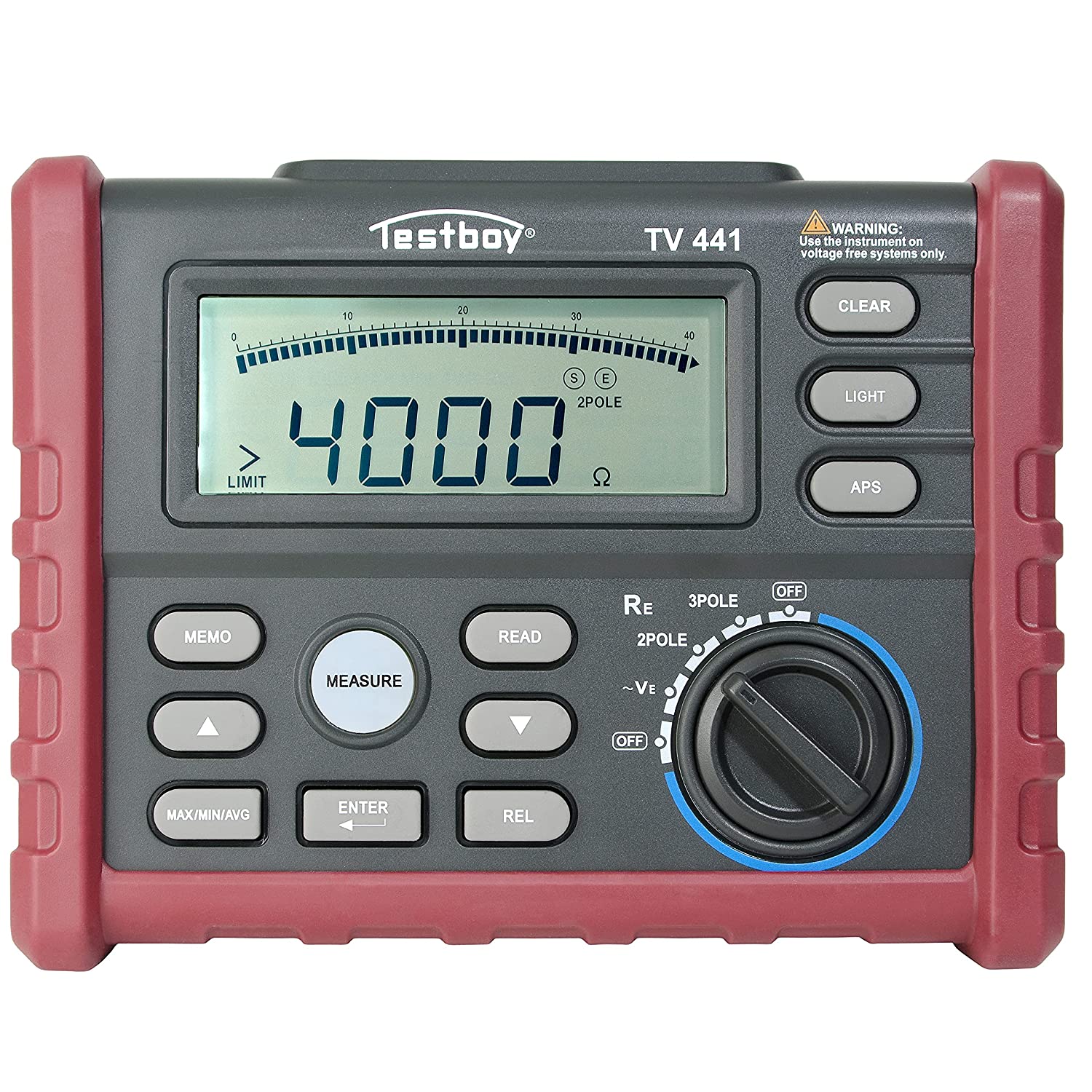 05-10-075_1.jpg MEDIDOR DIGITAL DE RESISTENCIA DE TIERRA TESTBOY TBTV441 - Image 1