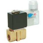 VALVULA SOLENOIDE AGUA/AIRE 1/8 PULGADAS NPT NC  110V BRONCE