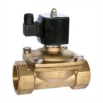 VALVULA SOLENOIDE AGUA/AIRE 1 PULGADAS NPT NC  110V BRONCE
