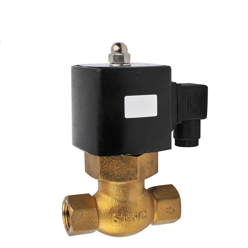 06-02-010_1.jpg VALVULA SOLENOIDE VAPOR 1 PULGADAS NPT NC 2200V BRONCE - Image 1