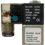 VALVULA SOLENOIDE PARA APLICACION NEUMATICA (AIRE) 1/4 PULGADAS NPT NC 0-116PSI MAX 220V BRONCE