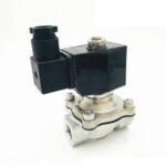 VALVULA SOLENOIDE ACERO INOXIDABLE 110VAC 3/4 NPT 0-116PSI
