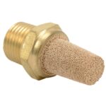 SILENCIADOR NEUMATICO DE BRONCE, FILTRO SALIENTE, ROSCA 3/8 PULG NPT