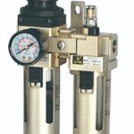 UNIDAD DE MANTENIMIENTO FILTRO + REGULADOR + LUBRICADOR MAX PRESION 145PSI 3000L/MIN 3/8 PULG NPT DRENAJE MANUAL