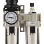 UNIDAD DE MANTENIMIENTO FILTRO + REGULADOR + LUBRICADOR MAX PRESION 145PSI 3000L/MIN 1/2 PULG NPT DRENAJE AUTOMATICO