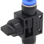 PISTOLA METALICA PARA AIRE BOQUILLA DE 16MM CON CONECTOR DE ACOPLE RAPIDO 1/4 NPT