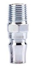06-05-027_1.jpg UNION METALICA PARA MANGUERA CONECTOR MACHO + ROSCA MACHO 1/8 PULG NPT - Image 1