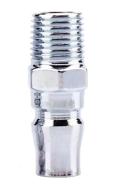 UNION METALICA PARA MANGUERA CONECTOR MACHO + ROSCA MACHO 3/8 PULG NPT