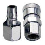 UNION METALICA PARA MANGUERA CONECTOR HEMBRA + ROSCA HEMBRA 1/4 PULG NPT