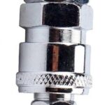 UNION METALICA PARA MANGUERA CONECTOR HEMBRA + ROSCA MACHO 1/8 PULG NPT
