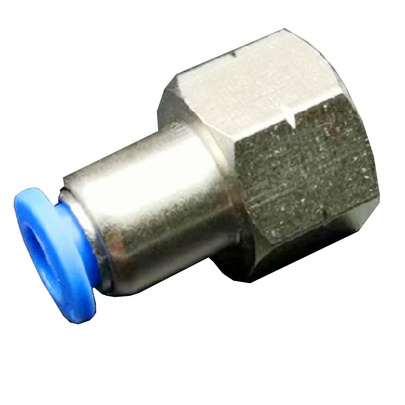 06-05-053_1.jpg ADAPTADOR DE BRONCE CROMADO PARA MANGUERA DE 8MM CON ACOPLE RAPIDO A HEMBRA ROSCADA 1/8 PULG - Image 1