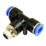 TEE PLASTICA DE ACOPLE RAPIDO PARA MANGUERA DE 5/32 PULG