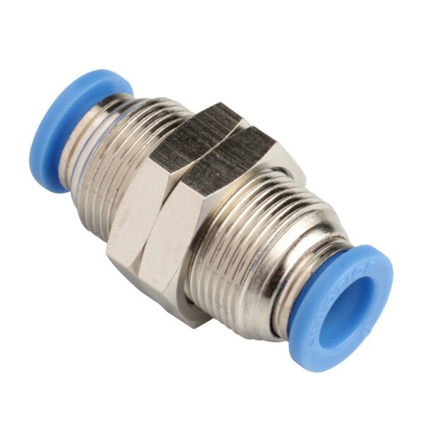UNION BRONCE CROMADO DE ACOPLE RAPIDO PARA MANGUERA 6MM