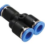 YEE PLASTICA DE ACOPLE RAPIDO PARA MANGUERA 1/4 PULG