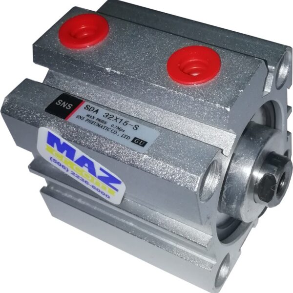 CILINDRO NEUMATICO DOBLE EFECTO 32MM DIAMETRO 15MM CARRERA 1/8 NPT