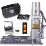 MOTOR PARA CORTINA ARROLLABLE 800KG 240VAC C/ 2 CONTROLES