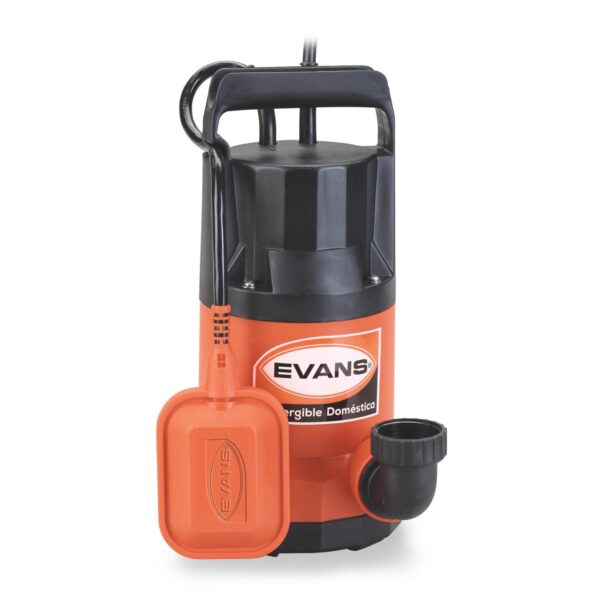 BOMBA SUMERGIBLE EVANS 1/2 HP 1F 115VAC