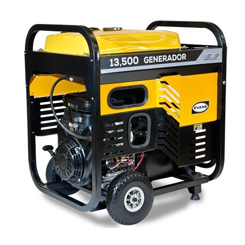 08-09-001_1.jpg GENERADOR PORTATIL EVANS 12KVA MAX 13.5KW 23HP 3600RPM SALIDA 1F 120/240VAC 60HZ AUTONOMIA 6.3 HORAS A LA MITAD DE LA CARGA NOMINAL - Image 1