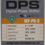 CONVERTIDOR DIGITAL DE FASE PARA MOTORES TRIFASICOS CON RANGO DE CORRIENTE MINIMO DE 6 AMP Y MAXIMO DE 9 AMP. RANGO ESTIMADO DE MOTOR 2 - 3HP ENTRADA 1F 220V SALIDA 3F 220V 9A