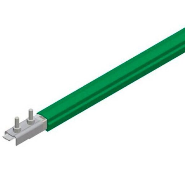CONDUCTOR BAR 100A 4.5M PVC GRN GALV