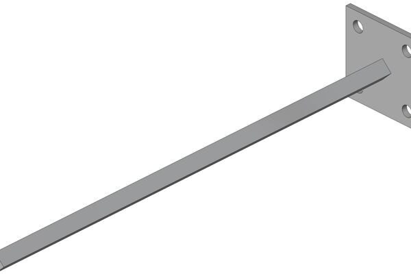 TOW BAR MOUNT 16 IN LG WLDMT .50 IN SQ